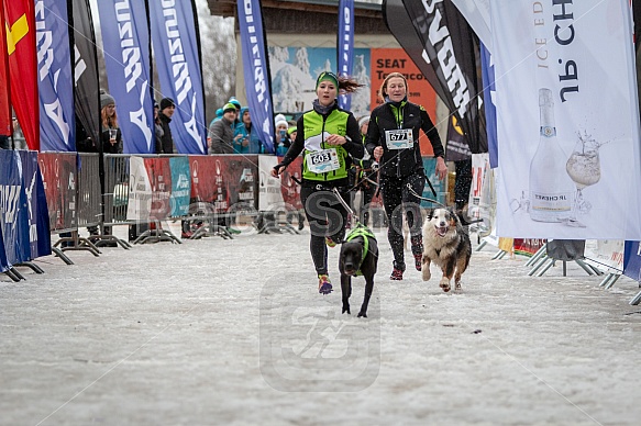 Starty a cílová fota Winter Skyrace 2019