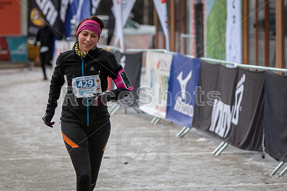 Starty a cílová fota Winter Skyrace 2019