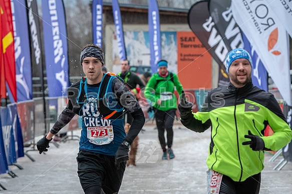 Starty a cílová fota Winter Skyrace 2019