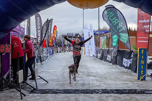 Starty a cílová fota Winter Skyrace 2019