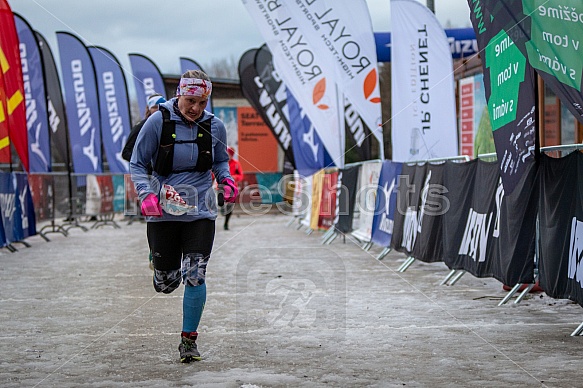 Starty a cílová fota Winter Skyrace 2019