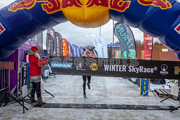 Starty a cílová fota Winter Skyrace 2019