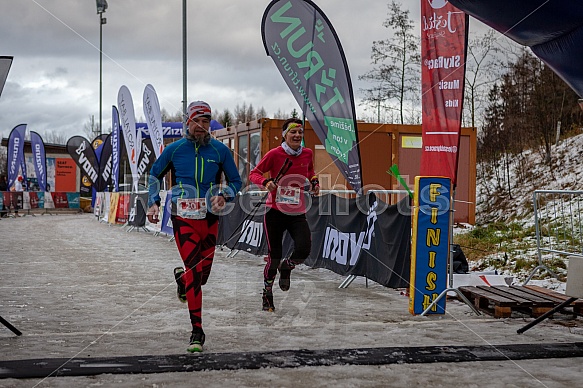 Starty a cílová fota Winter Skyrace 2019