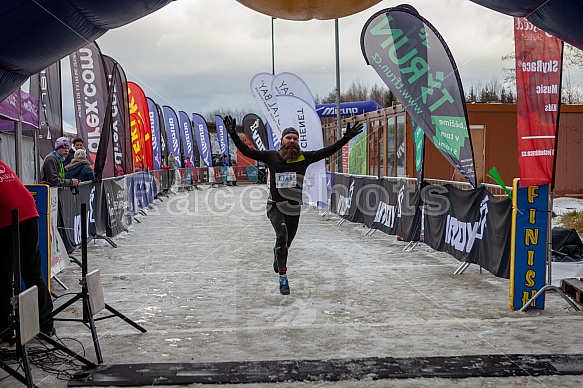 Starty a cílová fota Winter Skyrace 2019