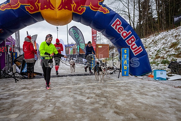 Starty a cílová fota Winter Skyrace 2019