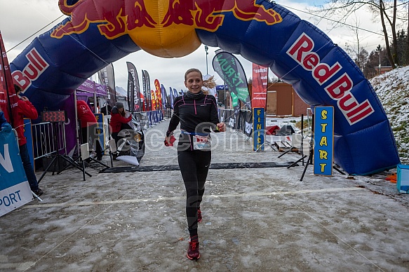 Starty a cílová fota Winter Skyrace 2019