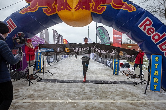 Starty a cílová fota Winter Skyrace 2019