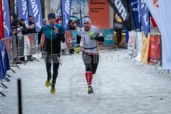 Starty a cílová fota Winter Skyrace 2019
