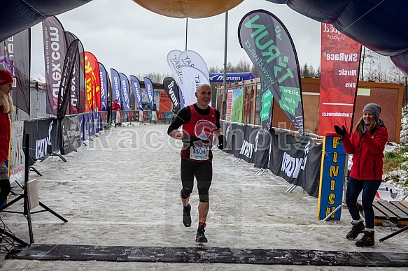 Starty a cílová fota Winter Skyrace 2019