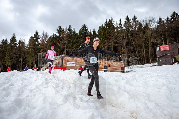 Starty a cílová fota Winter Skyrace 2019