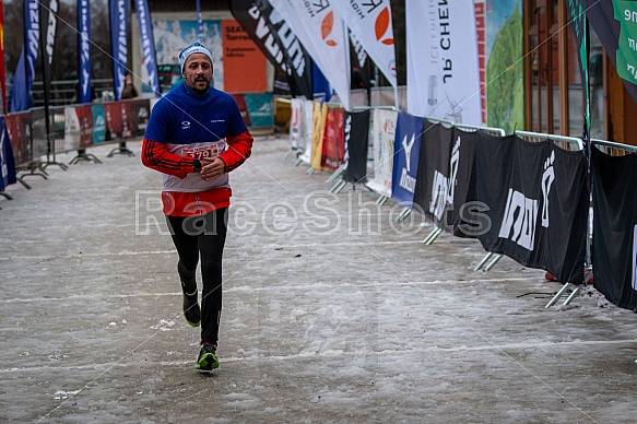 Starty a cílová fota Winter Skyrace 2019