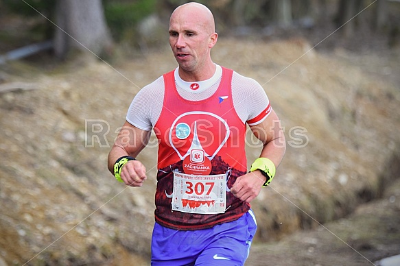 První seběh Ještěd Skyrace