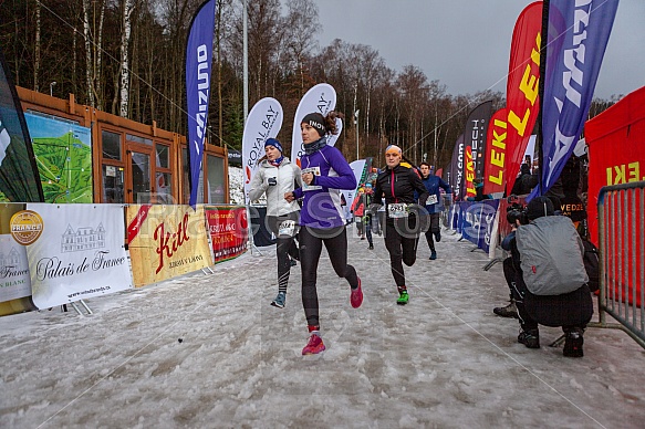 Starty a cílová fota Winter Skyrace 2019