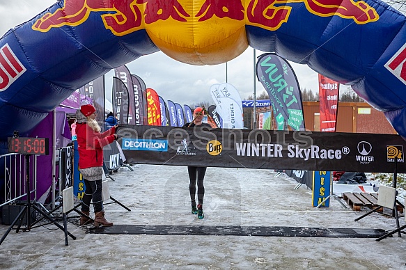 Starty a cílová fota Winter Skyrace 2019