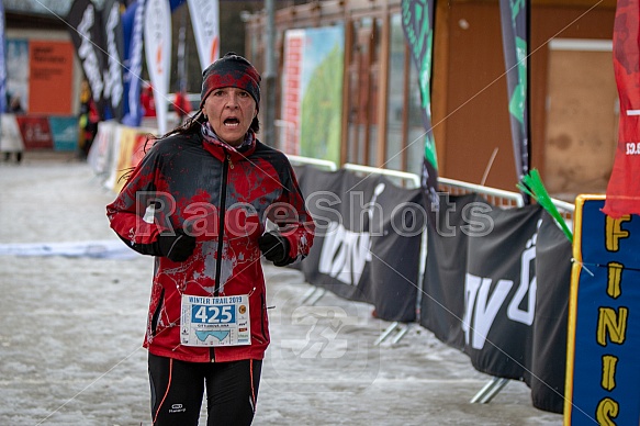 Starty a cílová fota Winter Skyrace 2019