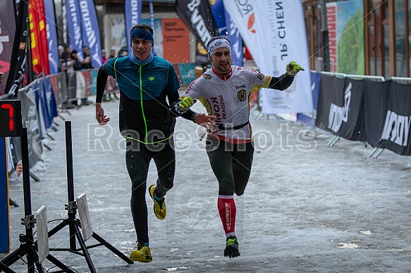 Starty a cílová fota Winter Skyrace 2019