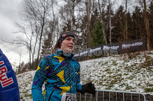 Starty a cílová fota Winter Skyrace 2019