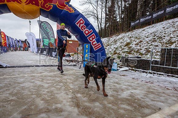 Starty a cílová fota Winter Skyrace 2019