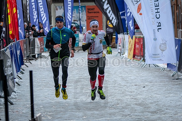 Starty a cílová fota Winter Skyrace 2019