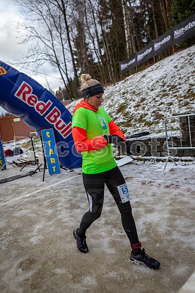 Starty a cílová fota Winter Skyrace 2019