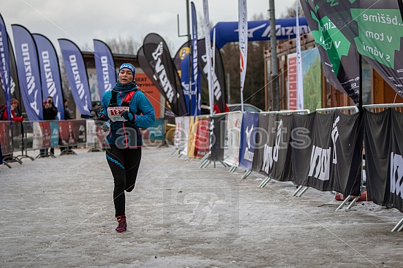 Starty a cílová fota Winter Skyrace 2019