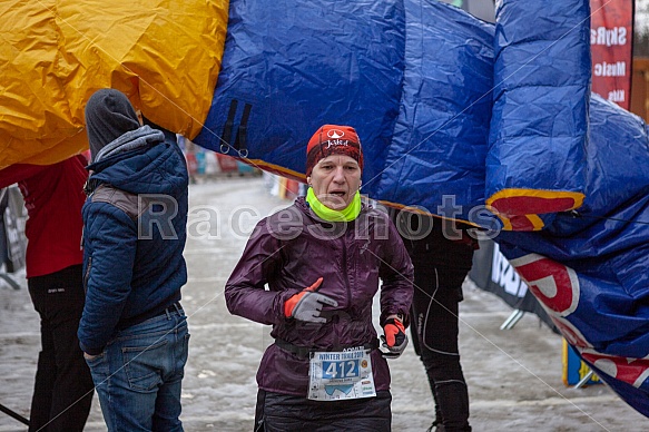 Starty a cílová fota Winter Skyrace 2019