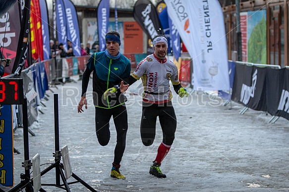 Starty a cílová fota Winter Skyrace 2019