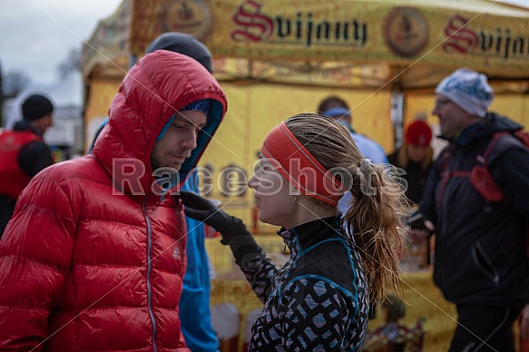 Starty a cílová fota Winter Skyrace 2019