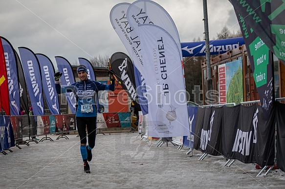 Starty a cílová fota Winter Skyrace 2019