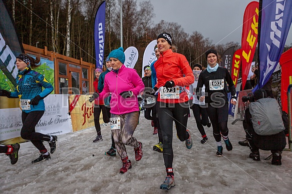 Starty a cílová fota Winter Skyrace 2019