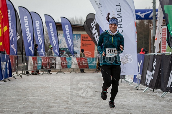 Starty a cílová fota Winter Skyrace 2019