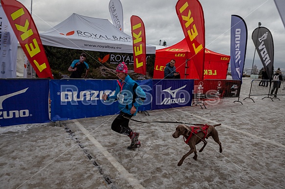Starty a cílová fota Winter Skyrace 2019