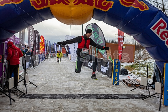 Starty a cílová fota Winter Skyrace 2019