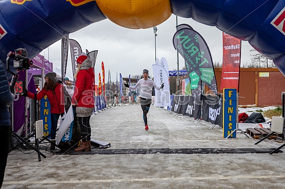 Starty a cílová fota Winter Skyrace 2019