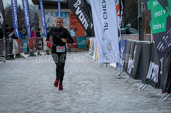 Starty a cílová fota Winter Skyrace 2019