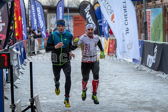 Starty a cílová fota Winter Skyrace 2019