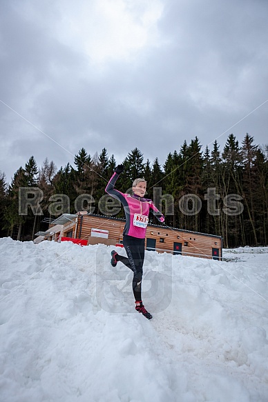 Starty a cílová fota Winter Skyrace 2019