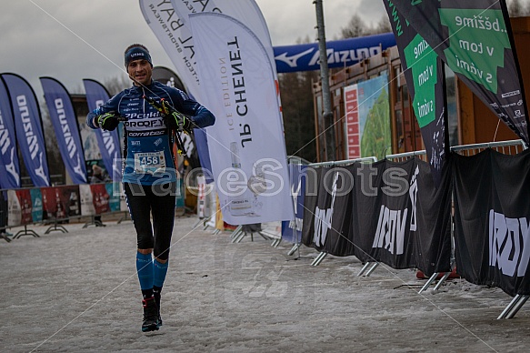 Starty a cílová fota Winter Skyrace 2019