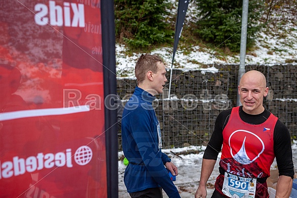 Starty a cílová fota Winter Skyrace 2019