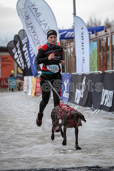 Starty a cílová fota Winter Skyrace 2019