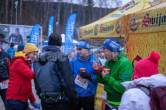 Starty a cílová fota Winter Skyrace 2019