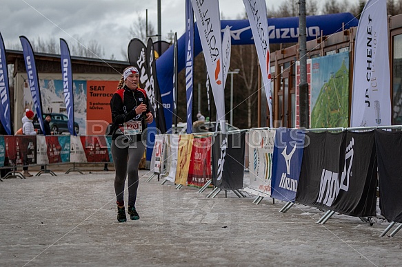 Starty a cílová fota Winter Skyrace 2019