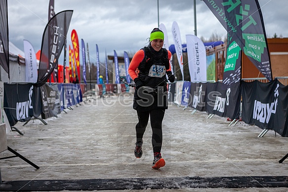 Starty a cílová fota Winter Skyrace 2019