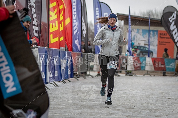 Starty a cílová fota Winter Skyrace 2019