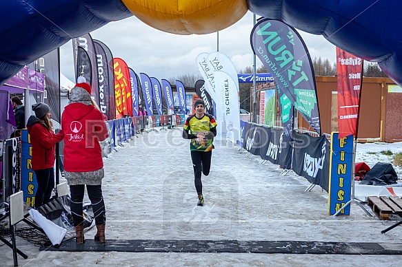Starty a cílová fota Winter Skyrace 2019