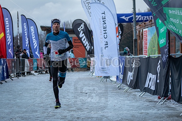 Starty a cílová fota Winter Skyrace 2019