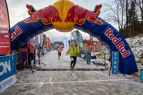 Starty a cílová fota Winter Skyrace 2019