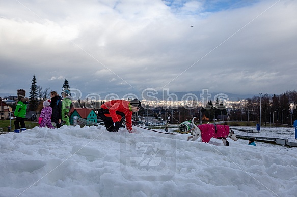 Starty a cílová fota Winter Skyrace 2019