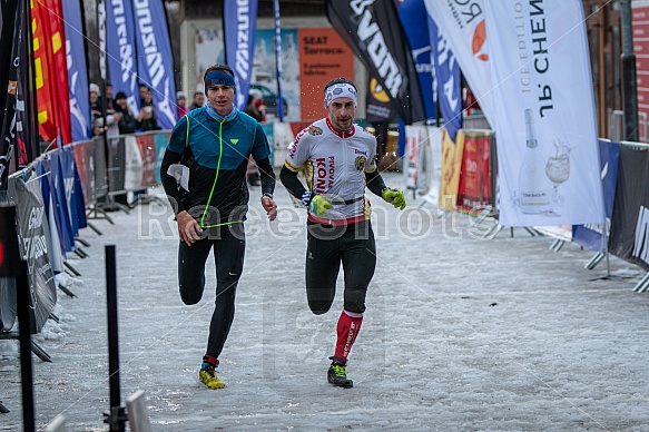 Starty a cílová fota Winter Skyrace 2019