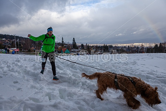 Starty a cílová fota Winter Skyrace 2019